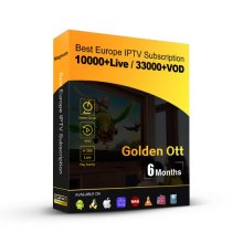 6 Months golden ott iptv subscription for Europe France Spain Portugal Germany Belgium IPTV Code French