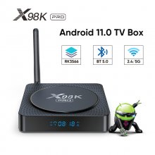 X98k pro RK3566 Android 11.0 smart tv box 8k HDR streaming devices H.265 BT5.0 1000M 2.4G&5G dual wifi Media Player Set Top box