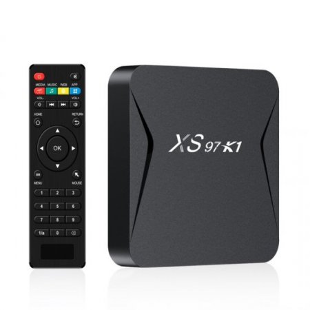 XS97 K1 Android 10.0 smart tv box Allwinner H313 2.4G&5GHZ dual wifi streaming media box 4k HDR 2GB 16GB set top box