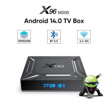 X96_M200 Android 14.0 smart tv box Amlogic S905X5M Quad Core BT5.X 4K H.265 Media Player 2.4g&5g dual wifi 4G 64GB set top box