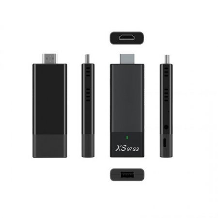 XS97 S3 Allwinner H313 Smart TV Stick Android 10.0 4K Ultra HD Internet TV Stick 2.4G&5G dual wifi HDMI 2.1 media player