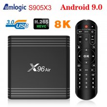 X96 Air Android 9.0 TV BOX Smart X96 Air Amlogic S905X3 2.4G&5G Dual Wifi 1000M Set Top Box PK X96 mini hk1max H96MAX