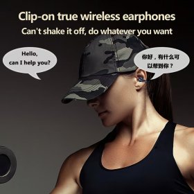 Q7 Language Translator Earbuds, 5.3 high speed noise reduction chip Portable Two-Way Translator Device , Level 5 smart waterproof Bluetooth Translation Earbuds for ios & Android