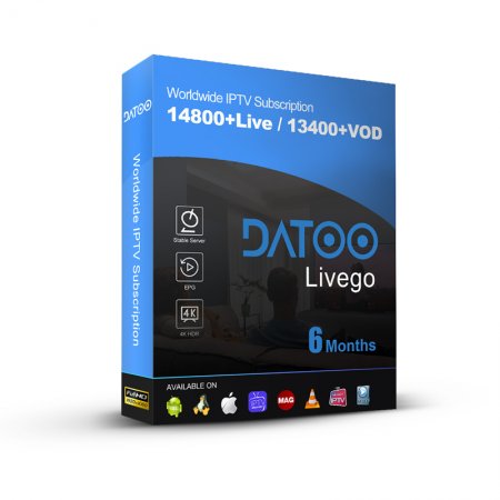 6 Months DATOO Livego World IPTV Europe Germany Belgium Arabic Datoo IPTV M3U France Spain Portugal Sweden IPTV Smarters pro Code