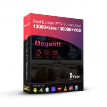 12 Months Megaott ip tv subscription Hot IPTV M3U Code for Smart tv IPTV Smarters pro IOS Android Devices