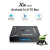 X96_M200 Android 14.0 smart tv box Amlogic S905X5M Quad Core BT5.X 4K H.265 Media Player 2.4g&5g dual wifi 4G 64GB set top box